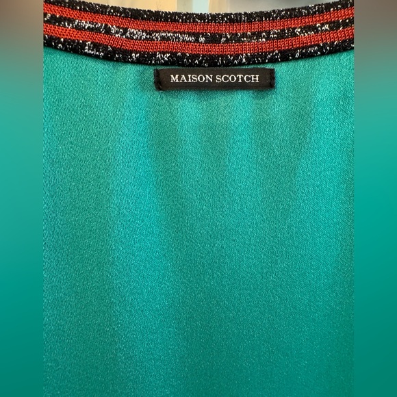 Cocktail t-shirt style dress green, Scotch & Soda size 2 - Picture 2 of 8